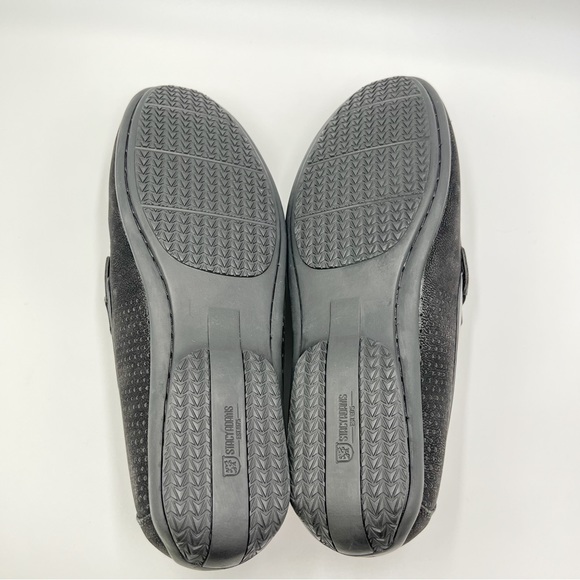 Stacy Adam Mens Corby Black Slip On Perforated Driving Style Loafers Shoes 9.5 - Picture 9 of 13